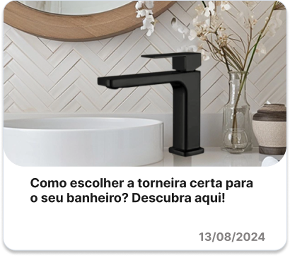 Como escolher a torneira certa para o seu banheiro? Descubra aqui!